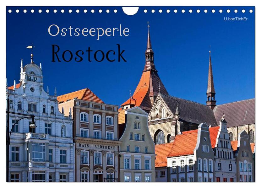 Ostseeperle Rostock (Wandkalender 2026 DIN A4 quer) CALVENDO Monatskalender