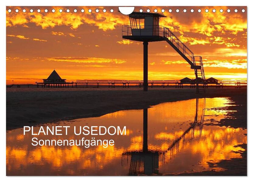 PLANET USEDOM Sonnenaufgänge (Wandkalender 2026 DIN A4 quer) CALVENDO Monatskalender