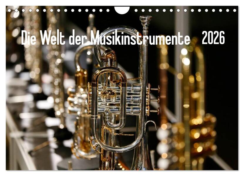 Die Welt der Musikinstrumente (Wandkalender 2026 DIN A4 quer) CALVENDO Monatskalender