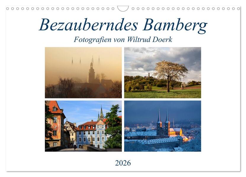 Bezauberndes Bamberg (Wandkalender 2026 DIN A3 quer) CALVENDO Monatskalender
