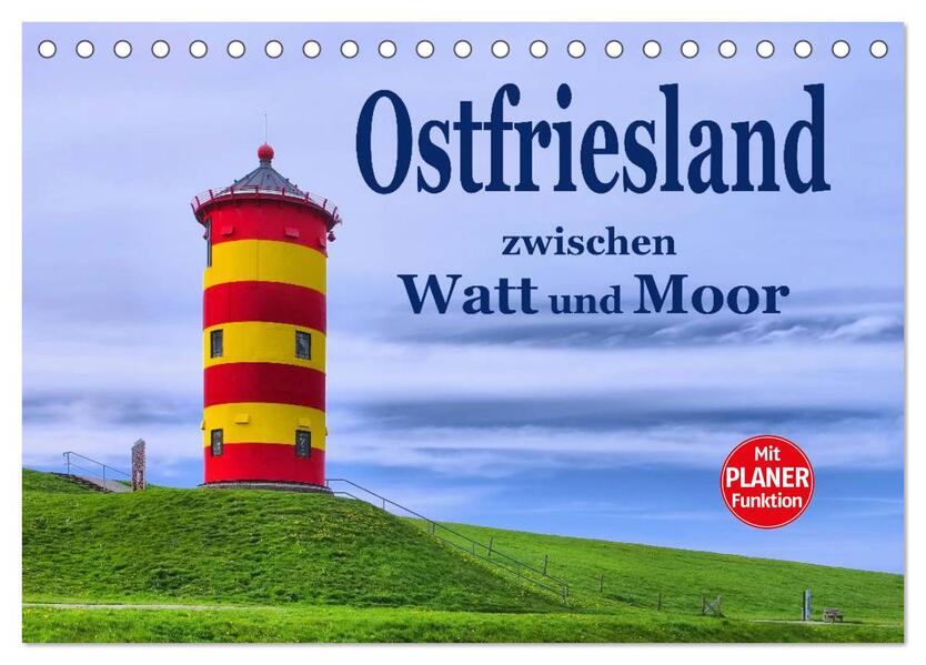 Ostfriesland - zwischen Watt und Moor (Tischkalender 2026 DIN A5 quer) CALVENDO Monatskalender