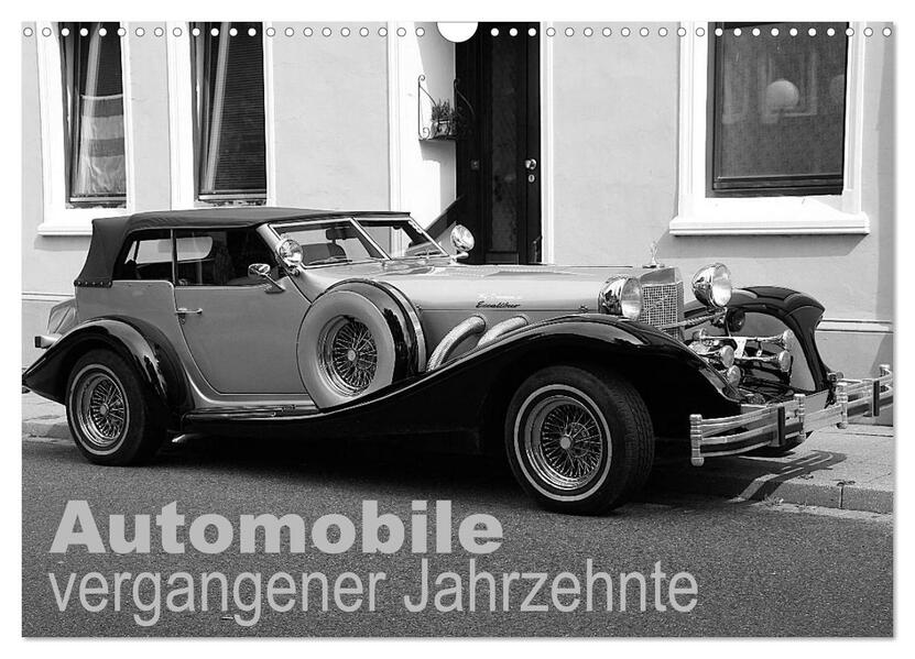 Automobile vergangener Jahrzehnte (Wandkalender 2026 DIN A3 quer) CALVENDO Monatskalender