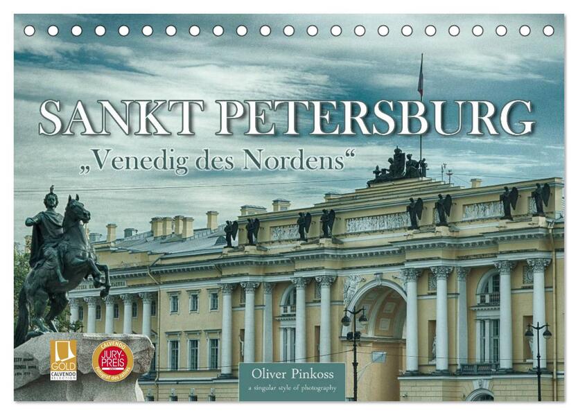Sankt Petersburg - 'Venedig des Nordens' (Tischkalender 2026 DIN A5 quer) CALVENDO Monatskalender