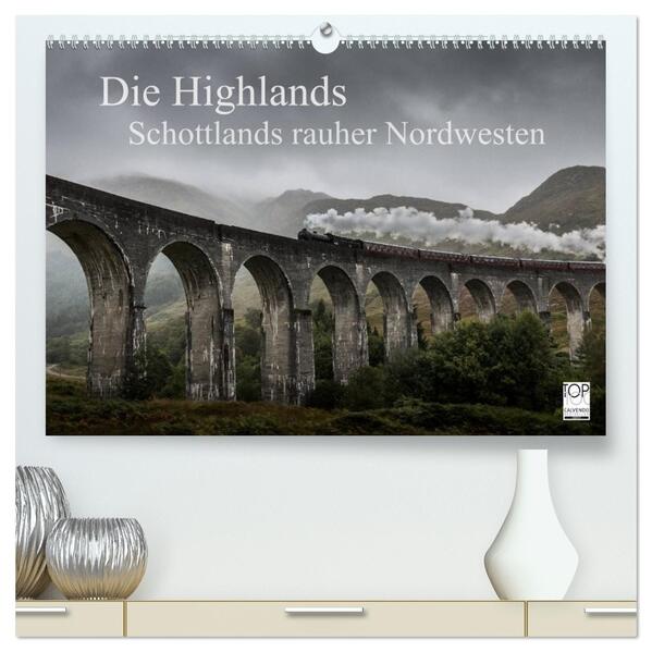 Die Highlands - Schottlands rauher Nordwesten (hochwertiger Premium Wandkalender 2026 DIN A2 quer) Kunstdruck in Hochglanz