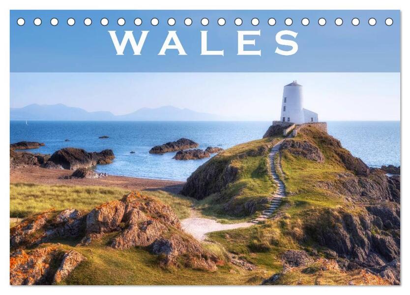 Wales (Tischkalender 2026 DIN A5 quer) CALVENDO Monatskalender