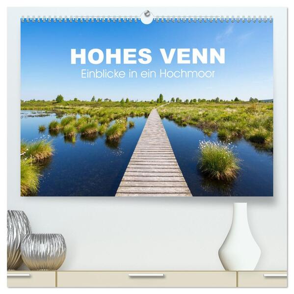 HOHES VENN - Einblicke in ein Hochmoor (hochwertiger Premium Wandkalender 2026 DIN A2 quer) Kunstdruck in Hochglanz