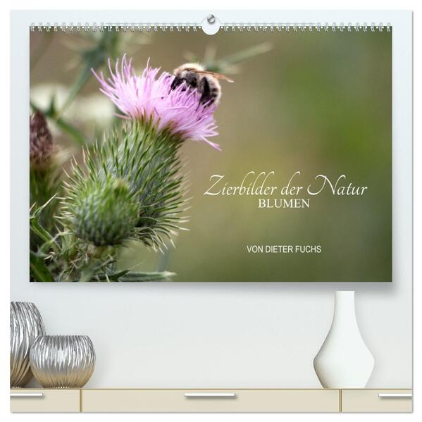 Zierbilder der Natur BLUMEN (hochwertiger Premium Wandkalender 2026 DIN A2 quer) Kunstdruck in Hochglanz