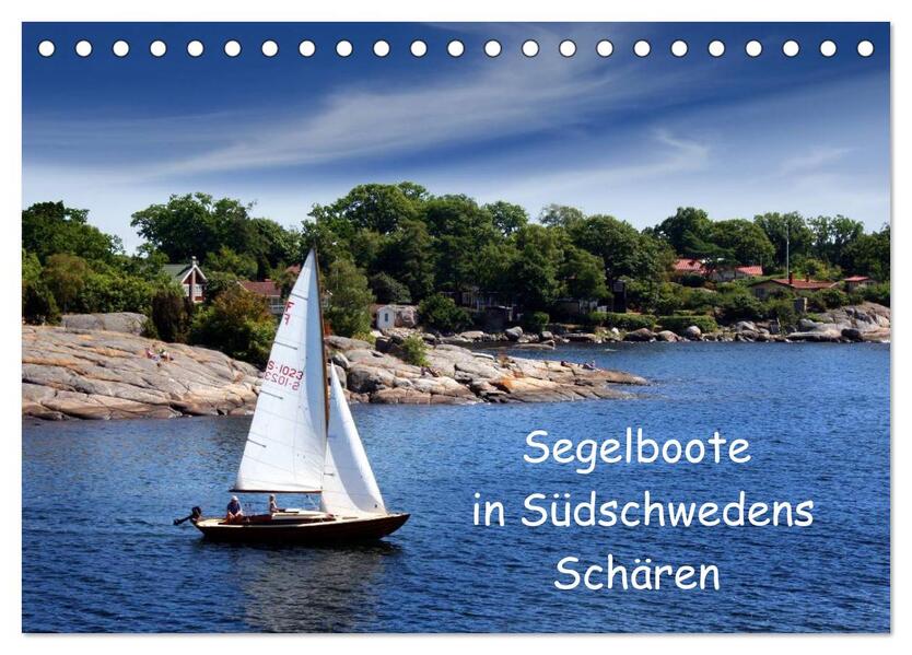 Segelboote in Südschwedens Schären (Tischkalender 2026 DIN A5 quer) CALVENDO Monatskalender