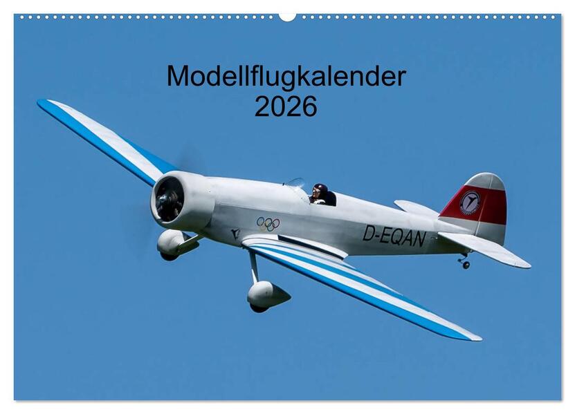 Modellflugkalender 2026 (Wandkalender 2026 DIN A2 quer) CALVENDO Monatskalender