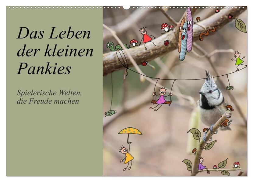 Das Leben der kleinen Pankies (Wandkalender 2026 DIN A2 quer) CALVENDO Monatskalender