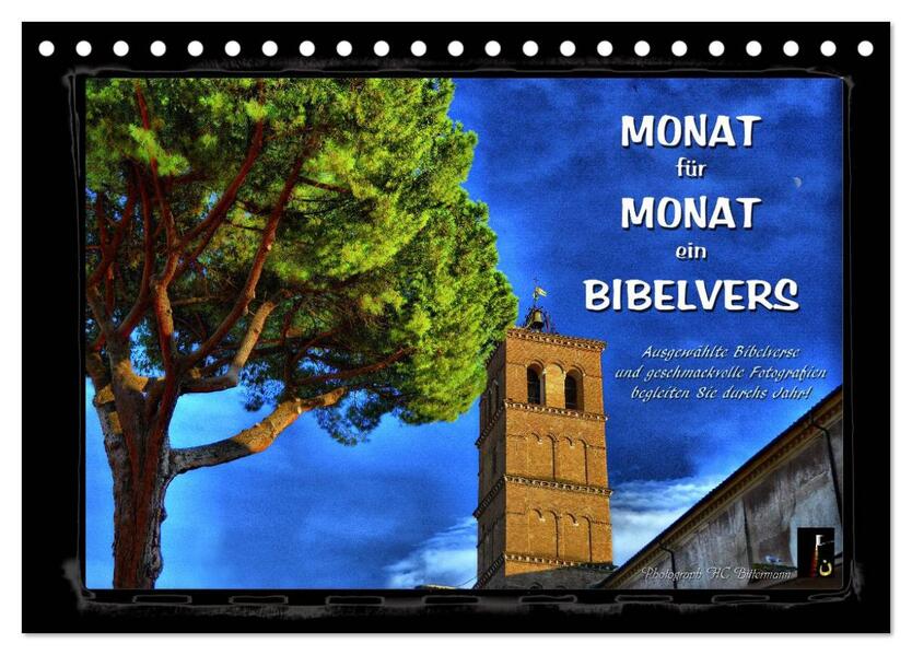 Monat für Monat ein Bibelvers (Tischkalender 2026 DIN A5 quer) CALVENDO Monatskalender