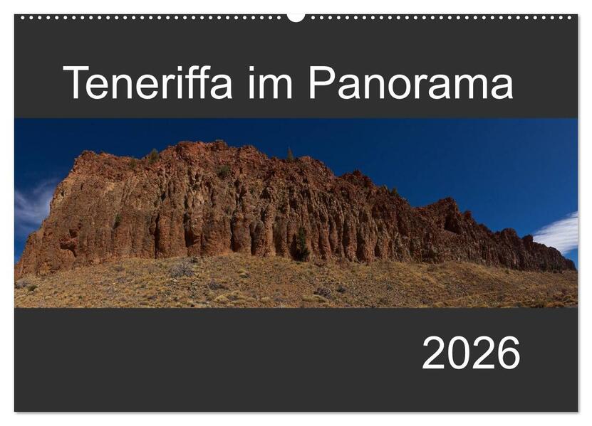 Teneriffa im Panorama (Wandkalender 2026 DIN A2 quer) CALVENDO Monatskalender