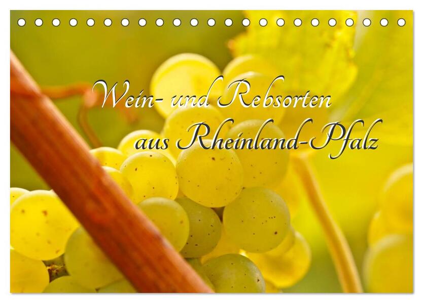 Wein- und Rebsorten aus Rheinland-Pfalz (Tischkalender 2026 DIN A5 quer) CALVENDO Monatskalender