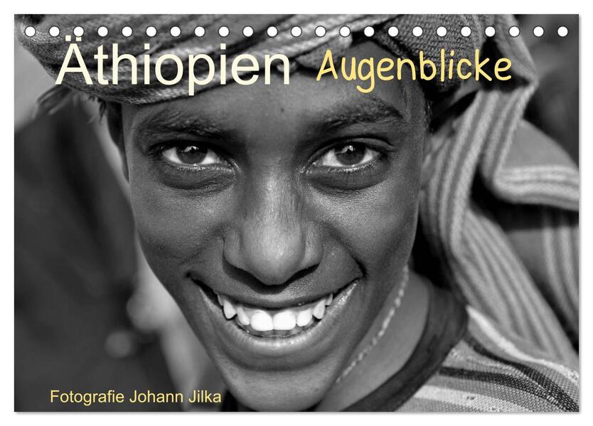 Äthiopien Augenblicke (Tischkalender 2026 DIN A5 quer) CALVENDO Monatskalender