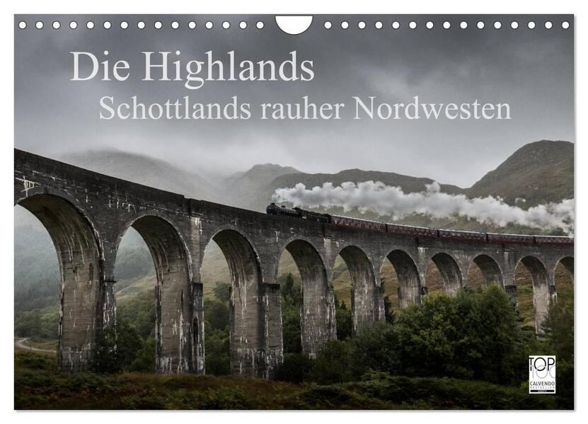 Die Highlands - Schottlands rauher Nordwesten (Wandkalender 2026 DIN A4 quer) CALVENDO Monatskalender