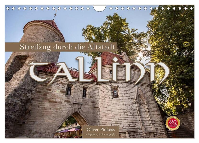 Tallinn - Streifzug durch die Altstadt (Wandkalender 2026 DIN A4 quer) CALVENDO Monatskalender