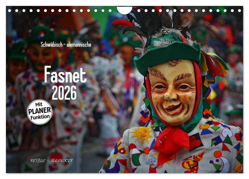 Schwäbisch alemannische Fasnet (Wandkalender 2026 DIN A4 quer) CALVENDO Monatskalender