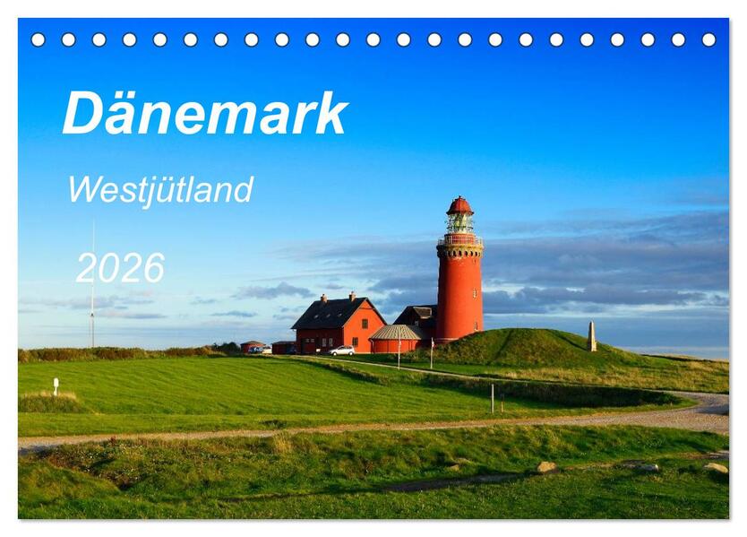 Dänemark Westjütland (Tischkalender 2026 DIN A5 quer) CALVENDO Monatskalender