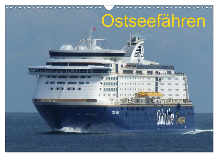 Ostseefähren (Wandkalender 2026 DIN A3 quer) CALVENDO Monatskalender