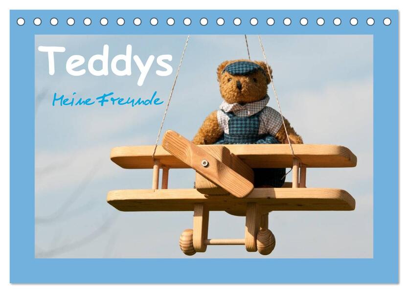 Teddys Meine Freunde (Tischkalender 2026 DIN A5 quer) CALVENDO Monatskalender