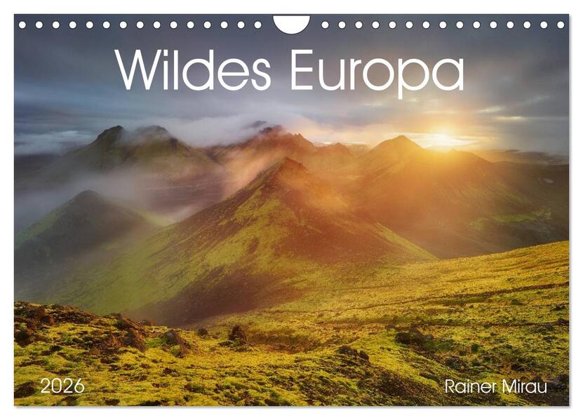 Wildes Europa 2026 (Wandkalender 2026 DIN A4 quer) CALVENDO Monatskalender