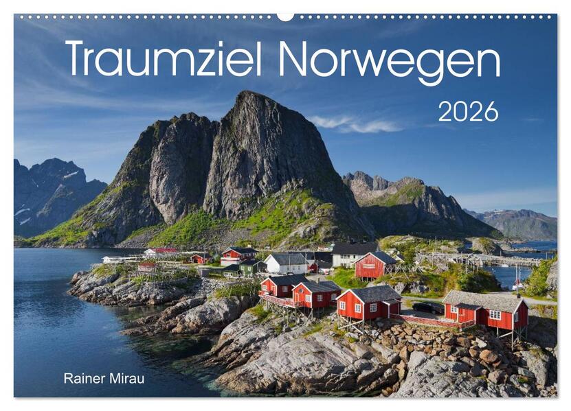 Traumziel Norwegen 2026 (Wandkalender 2026 DIN A2 quer) CALVENDO Monatskalender