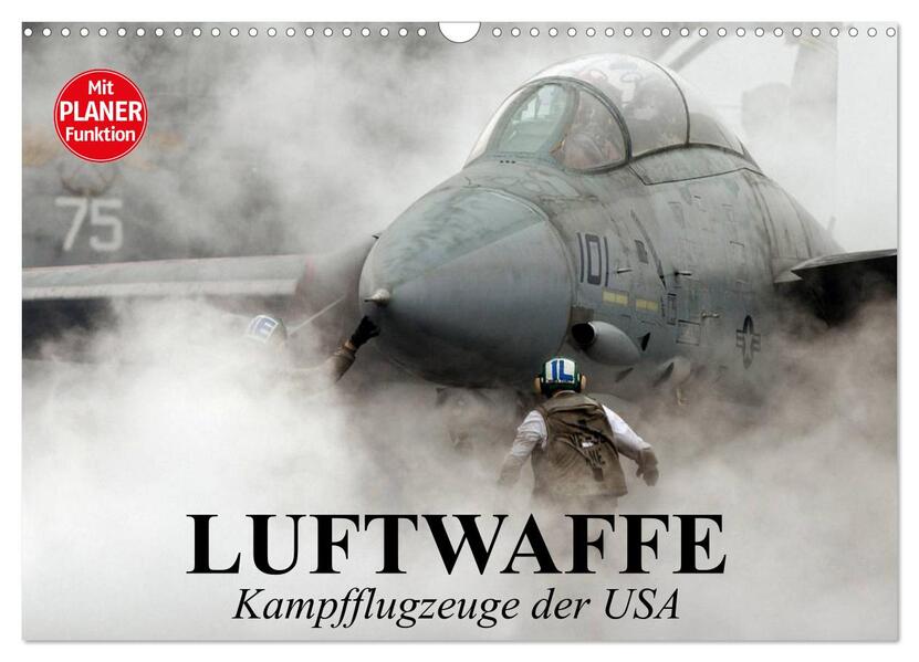 Luftwaffe. Kampfflugzeuge der USA (Wandkalender 2026 DIN A3 quer) CALVENDO Monatskalender