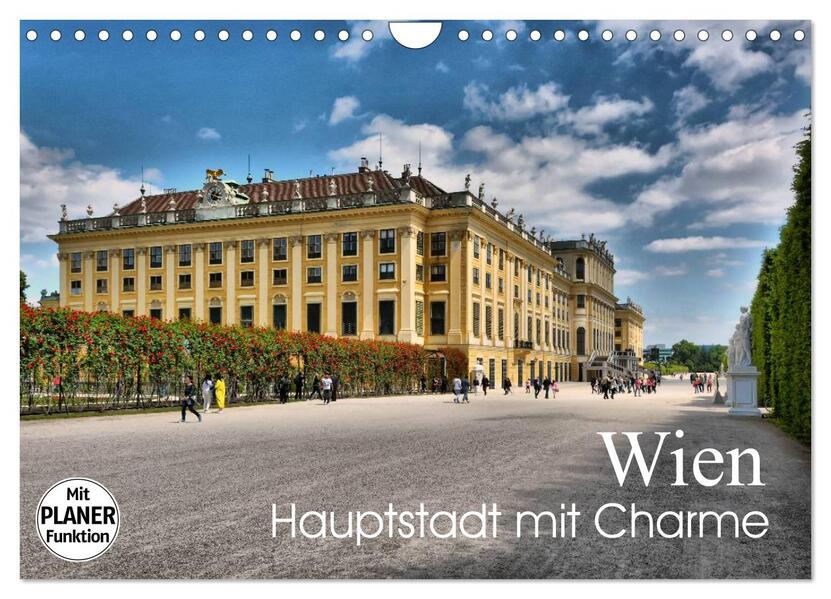 Wien - Haupstadt mit Charme (Wandkalender 2026 DIN A4 quer) CALVENDO Monatskalender