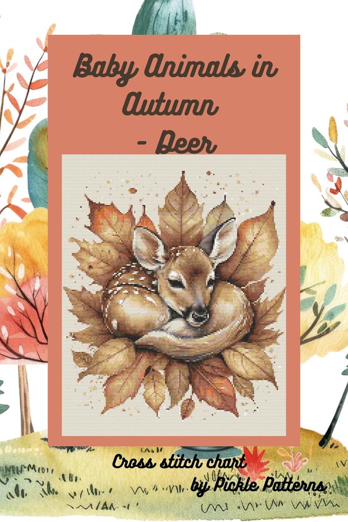Baby Animals In Autumn - Deer (Woodland Babies)