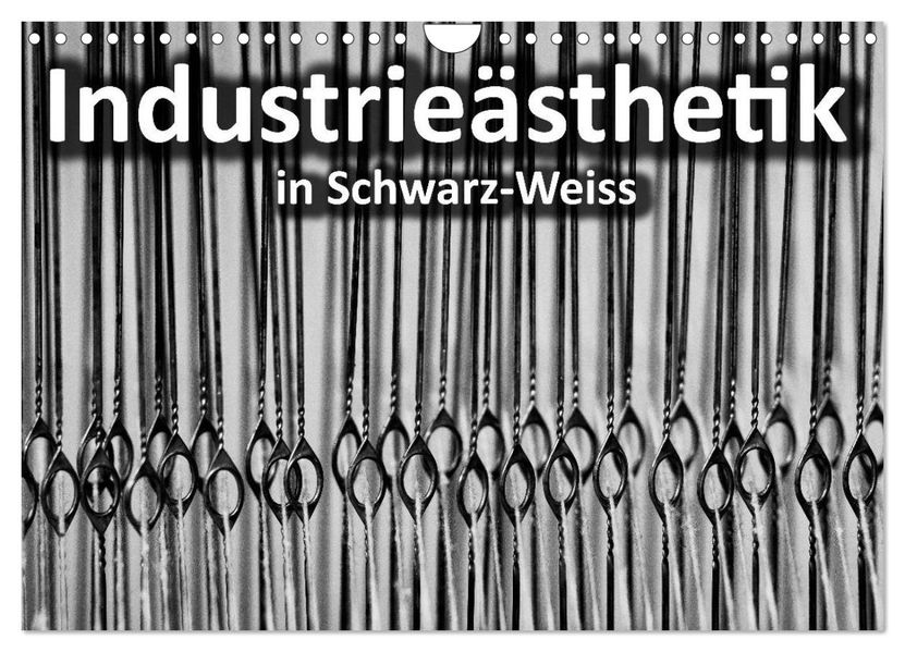 Industrieästhetik in Schwarz-Weiss (Wandkalender 2026 DIN A4 quer) CALVENDO Monatskalender