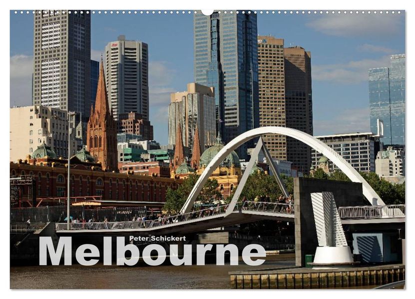 Melbourne (Wandkalender 2026 DIN A2 quer) CALVENDO Monatskalender