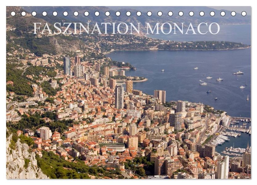 Faszination Monaco (Tischkalender 2026 DIN A5 quer) CALVENDO Monatskalender