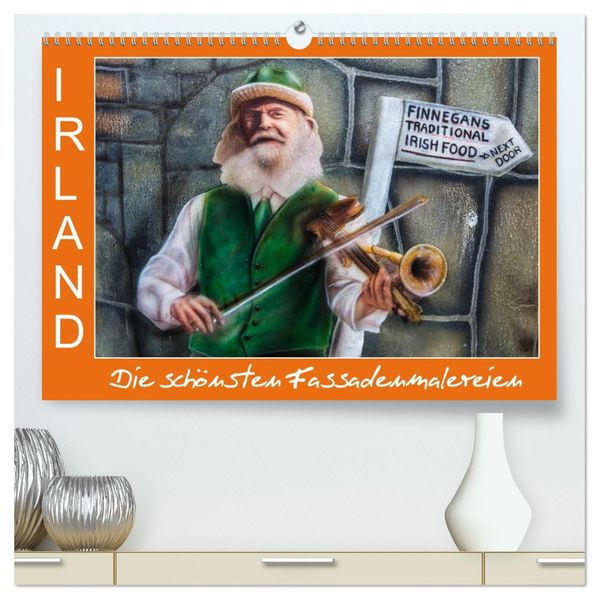 IRLAND - Die schönsten Fassadenmalereien (hochwertiger Premium Wandkalender 2026 DIN A2 quer) Kunstdruck in Hochglanz