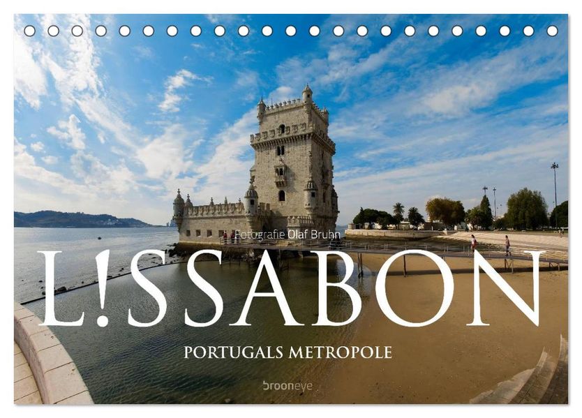 Lissabon - Portugals Metropole (Tischkalender 2026 DIN A5 quer) CALVENDO Monatskalender