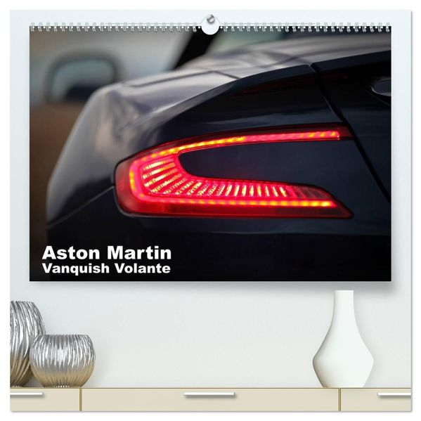 Aston Martin Vanquish Volante (hochwertiger Premium Wandkalender 2026 DIN A2 quer) Kunstdruck in Hochglanz