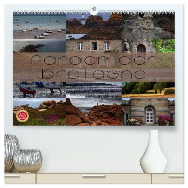 Farben der Bretagne (hochwertiger Premium Wandkalender 2026 DIN A2 quer) Kunstdruck in Hochglanz