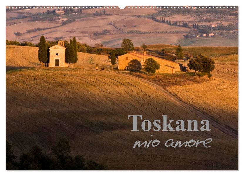 Toskana - mio amore (Wandkalender 2026 DIN A2 quer) CALVENDO Monatskalender