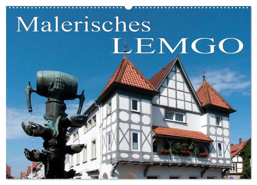 Malerisches Lemgo (Wandkalender 2026 DIN A2 quer) CALVENDO Monatskalender