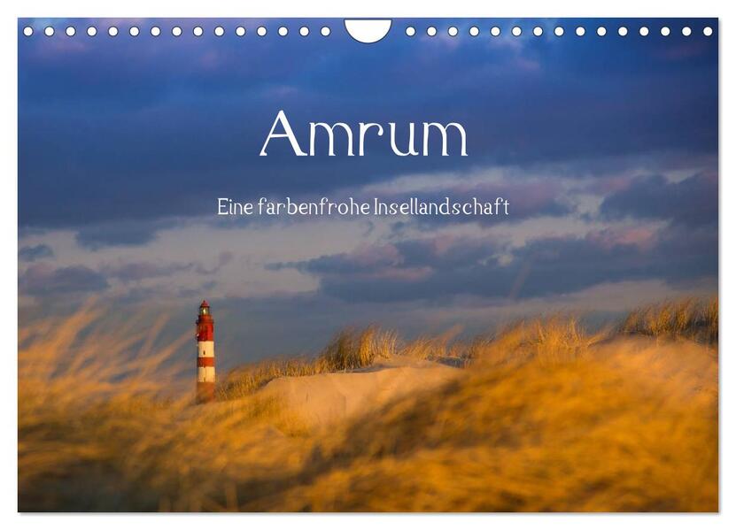 Amrum - Eine farbenfrohe Insellandschaft (Wandkalender 2026 DIN A4 quer) CALVENDO Monatskalender