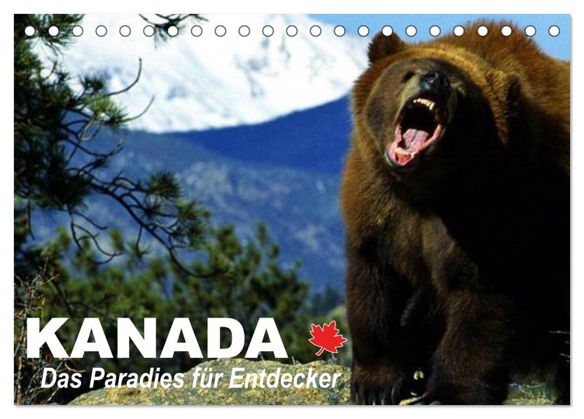 Kanada - Das Paradies für Entdecker (Tischkalender 2026 DIN A5 quer) CALVENDO Monatskalender