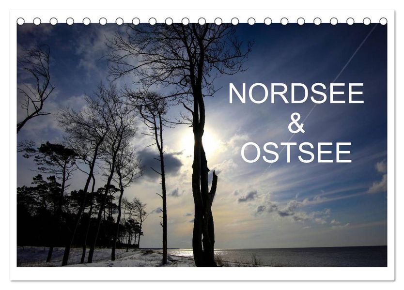 Nordsee & Ostsee (Tischkalender 2026 DIN A5 quer) CALVENDO Monatskalender