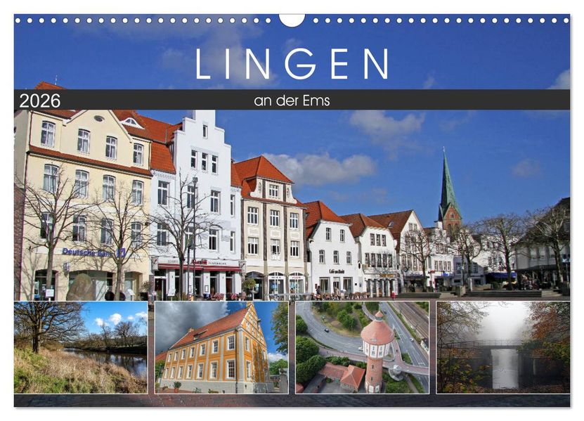 LINGEN an der Ems (Wandkalender 2026 DIN A3 quer) CALVENDO Monatskalender