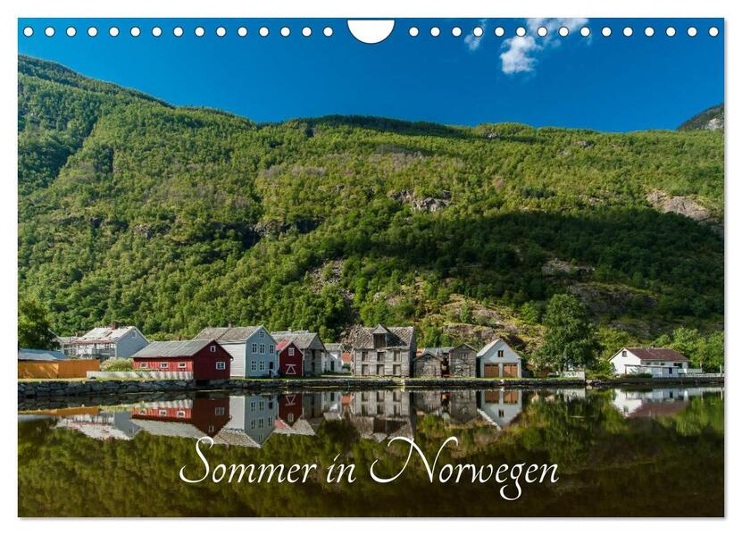 Sommer in Norwegen (Wandkalender 2026 DIN A4 quer) CALVENDO Monatskalender