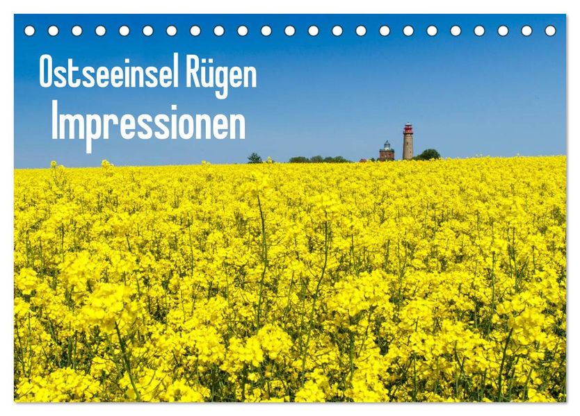 Ostseeinsel Rügen Impressionen (Tischkalender 2026 DIN A5 quer) CALVENDO Monatskalender