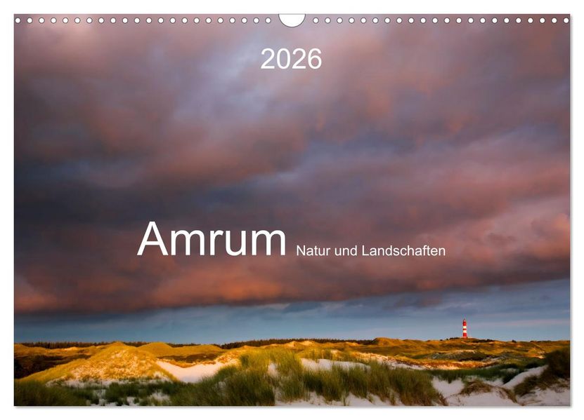 Amrum. Natur und Landschaften (Wandkalender 2026 DIN A3 quer) CALVENDO Monatskalender