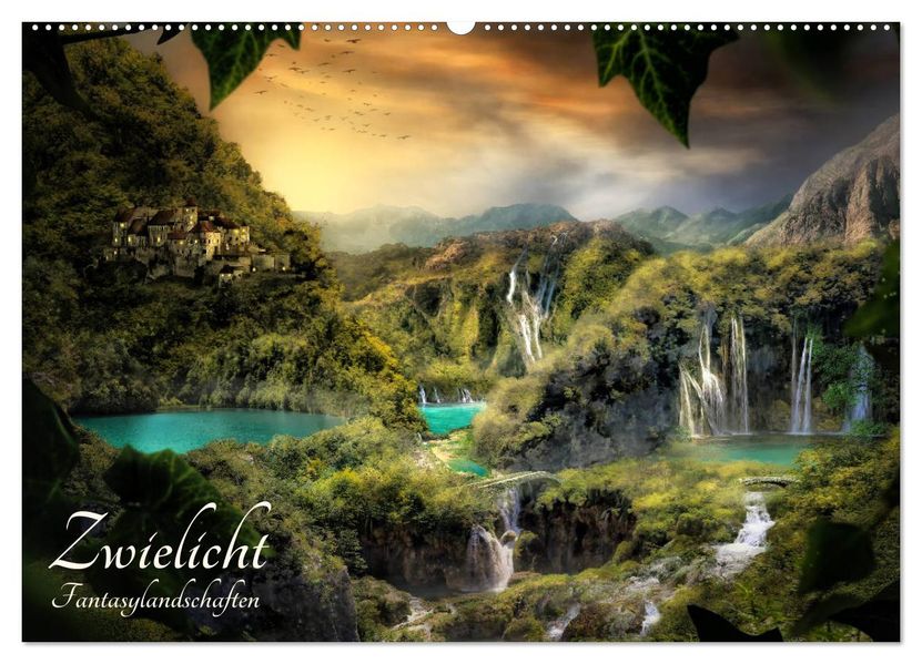 Zwielicht - Fantasylandschaften (Wandkalender 2026 DIN A2 quer) CALVENDO Monatskalender