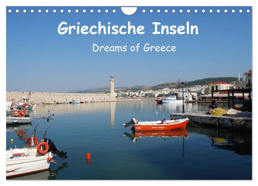 Griechische Inseln (Wandkalender 2026 DIN A4 quer) CALVENDO Monatskalender