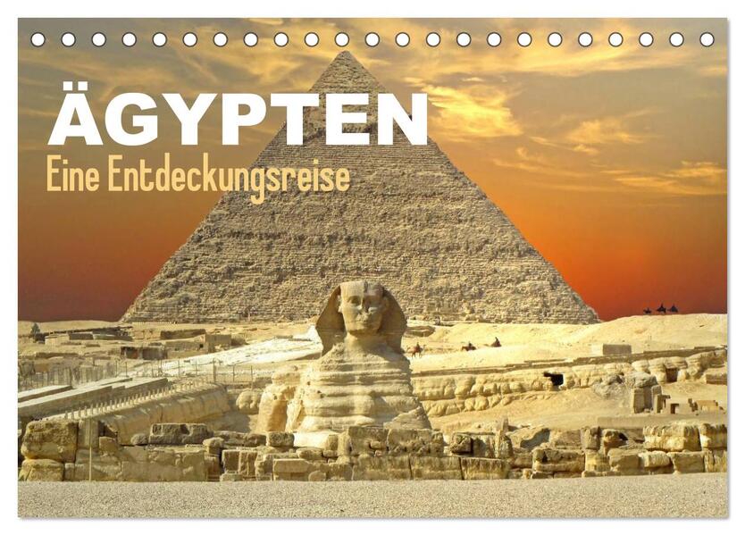 Ägypten - Eine Entdeckungsreise (Tischkalender 2026 DIN A5 quer) CALVENDO Monatskalender