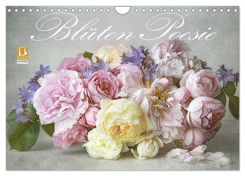 Blüten Poesie (Wandkalender 2026 DIN A4 quer) CALVENDO Monatskalender