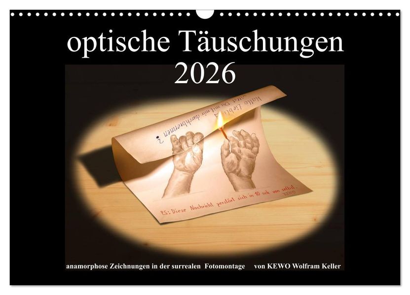 optische Täuschungen 2026 (Wandkalender 2026 DIN A3 quer) CALVENDO Monatskalender